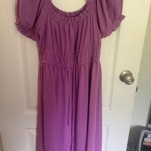 RW&co light purple summer dress only been worn a few times…midi in length.
